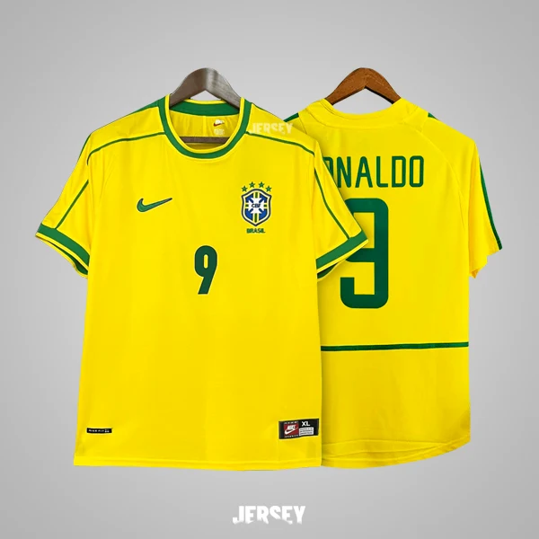 Camiseta Brasil 1998 de Ronaldo Nazário