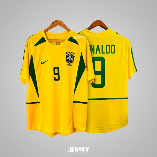 Camiseta Brasil 2002 de Ronaldo Nazário