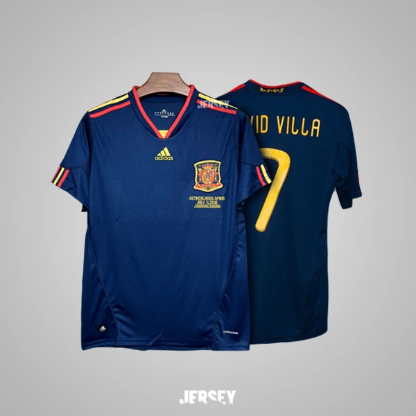 Camiseta España 2010 visitante de David Villa