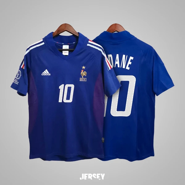 Camiseta de Zinedine Zidane en Francia 2002