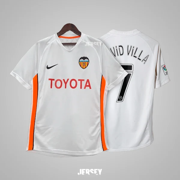 Camiseta de David Villa en Valencia 2006-07