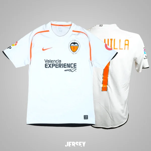 Camiseta de David Villa en Valencia 2008-09