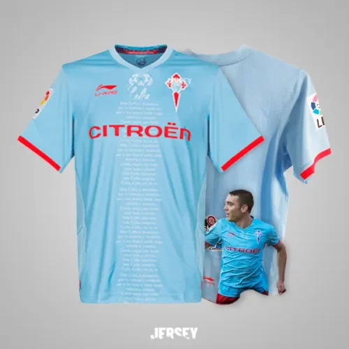 Camiseta celta de vigo 2011 local Iago Aspas