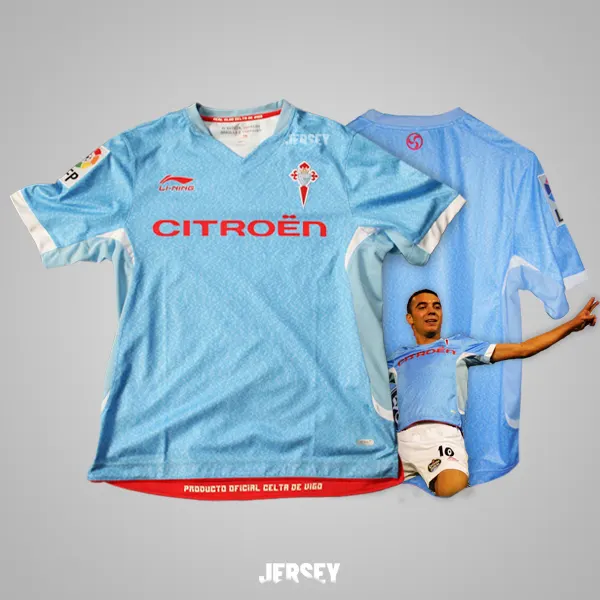 Camiseta celta de vigo 2012 local Iago Aspas