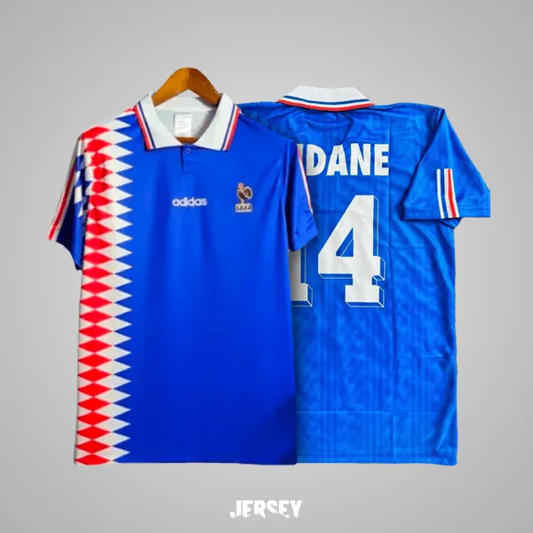 Camiseta de Zinedine Zidane en Francia 1994