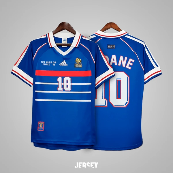 Camiseta de Zinedine Zidane en Francia 1998