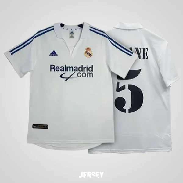 Camiseta de Zinedine Zidane del Real Madrid 2001