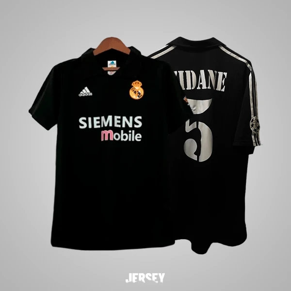 Camiseta de Zinedine Zidane del Real Madrid 2004 visitante