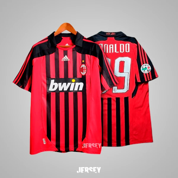 Camiseta de Ronaldo Nazário AC Milan 2007-08 Local