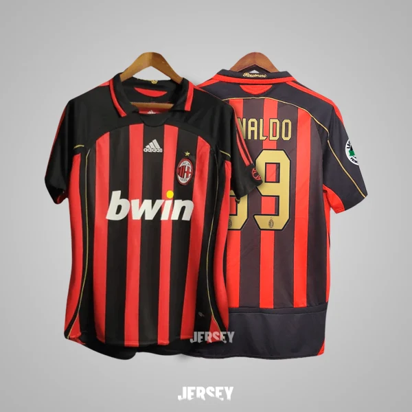 Camiseta de Ronaldo Nazário AC Milan 2006-07 Local