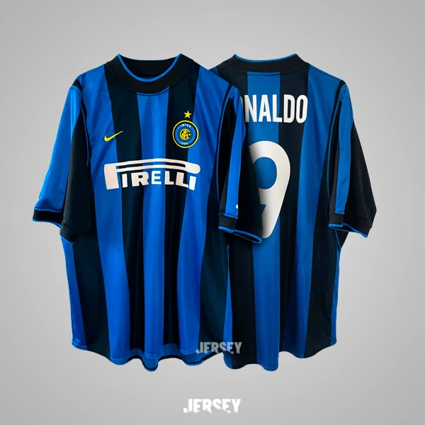 Camiseta de Ronaldo Nazário Inter 2000-01 local