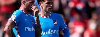 Rodrigo De Paul y Griezmann con la tercera equipación atletico de madrid 21 22