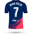 JOÃO FÉLIX #7 Segunda equipación atlético de madrid 2021 2022 de João Félix