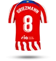GRIEZMANN #8 Camiseta atlético de madrid 2022 de Griezmann