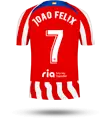 JOÃO FÉLIX #7 Camiseta atlético de madrid 2022 de João Félix