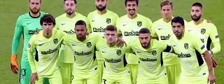 Jugadores del atletico de madrid con la camiseta tercera en la temporada 2020-21