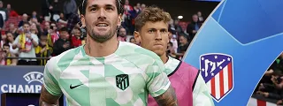 De Paul con la camiseta entrenamiento atlético de madrid 2023