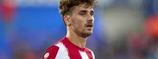 Griezmann con el uniforme atletico madrid 2021