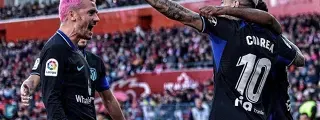 Griezmann y Correa con la segunda equipación atletico 2022