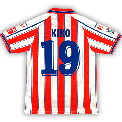Camiseta Atlético de Madrid 1996-97 local de Kiko