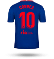 CORREA #10 Camiseta Correa Atlético de Madrid 2020-21 Visitante