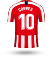 CORREA #10 Camiseta Correa Atlético de Madrid 2019-20 Local