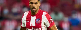 Luis Suárez con la atleti equipación 2021