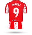 SUÁREZ #9 Camiseta atlético de madrid 2021 de Suárez