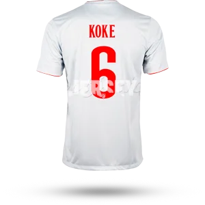 JOÃO FÉLIX #7 Camiseta Atlético de Madrid 2014-15 visitante dorsal de Koke #6