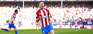 Jugador con la atlético de madrid equipación 2016