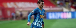 Griezmann con la tercera camiseta atlético de madrid 2018