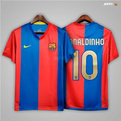 Camiseta del FC Barcelona 2006-07 local de Ronaldinho