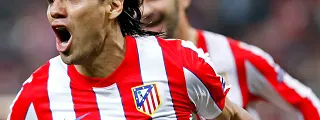 Falcao con la camiseta atletico 2011