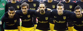Jugadores formados con la segunda equipación atlético de madrid 2016