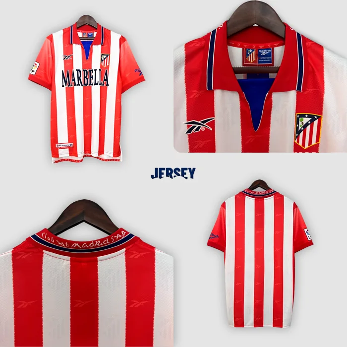 camiseta atlético de madrid 1998-99 local
