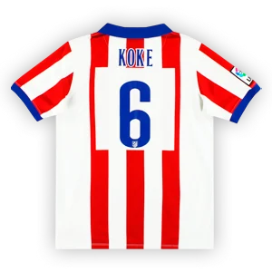 KOKE #6 camiseta atlético de madrid 2014-15 dorsal de Koke