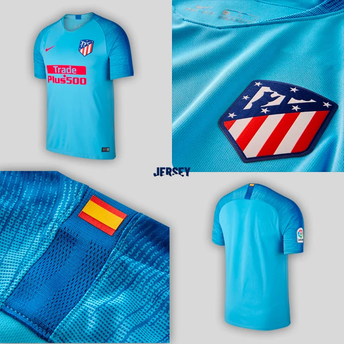 Segunda equipación atlético de madrid 2018