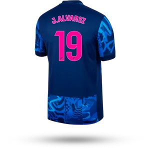 MEMPHIS #9 camiseta atlético de madrid 2024 tercera dorsal de Julián Alvaréz