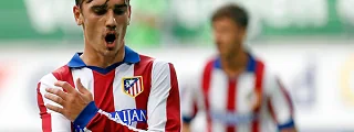 griezmann con la camiseta atletico de madrid 2014