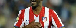 jugador con la camiseta del atleti 2008