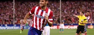 Mario Suárez con la camiseta atlético de madrid 2013