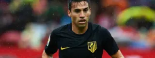 Jugador con la segunda camiseta atlético de madrid 2016