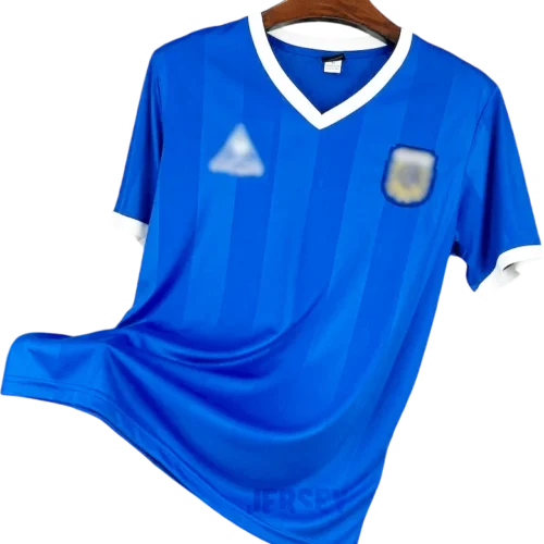 camiseta argentina 1986 visitante