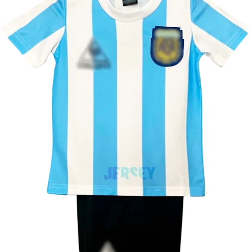 camiseta argentina versión infantil 1986
