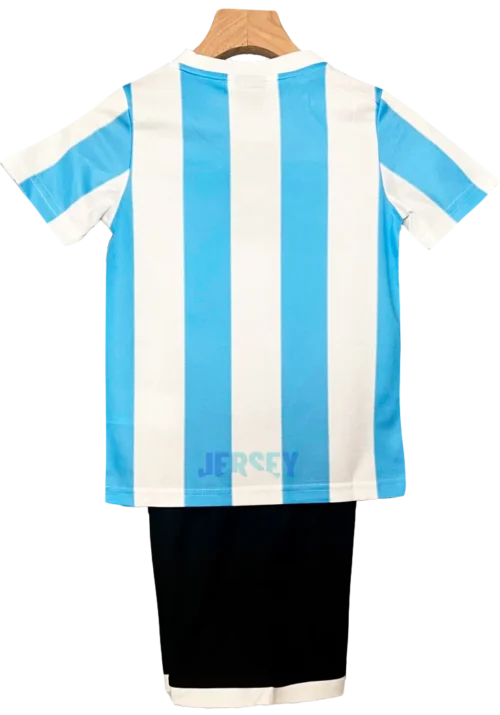 camiseta argentina versión infantil 1986 reverso