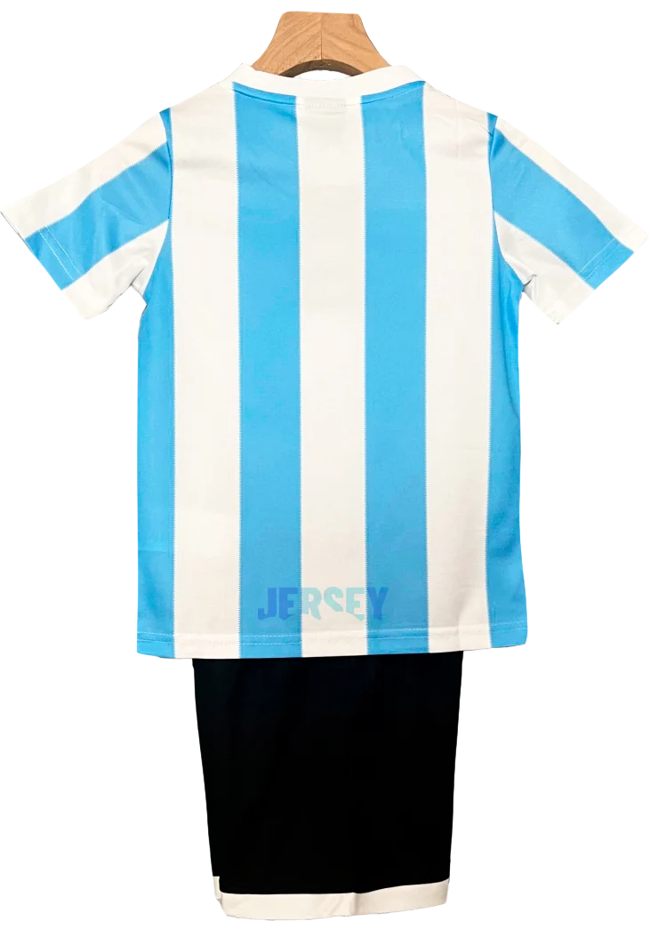 camiseta argentina versión infantil 1986 reverso