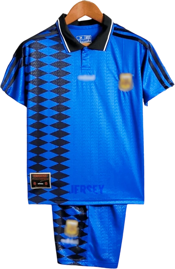 camiseta argentina 1994 visitante versión infantil