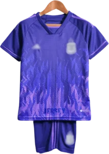 Camiseta Argentina 2022 Tres Estrellas Versión Infantil Visitante