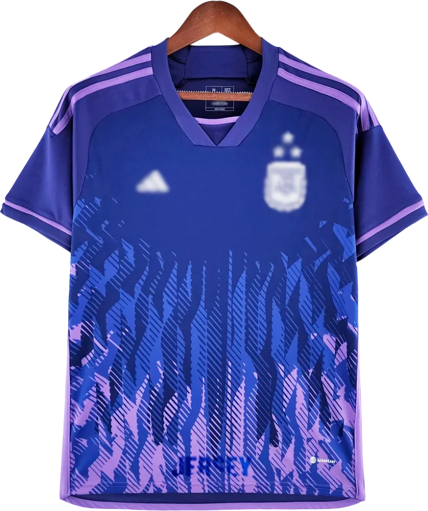 Camiseta Argentina 2022 Tres Estrellas Visitante