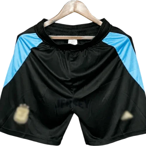 pantalón corto argentina 2024 negro